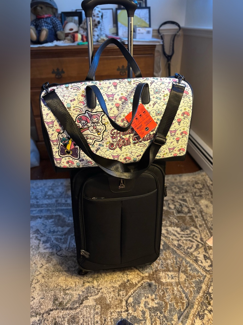 Hello Kitty and Friends "Sugar Rush" Weekender Duffel bag NWT
